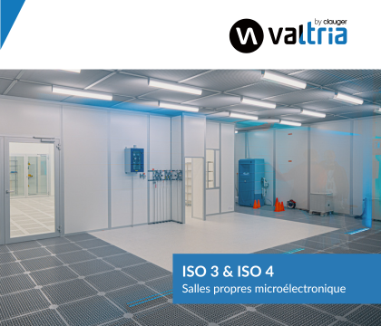 Conception de salles propres microélectronique ISO3 & ISO4